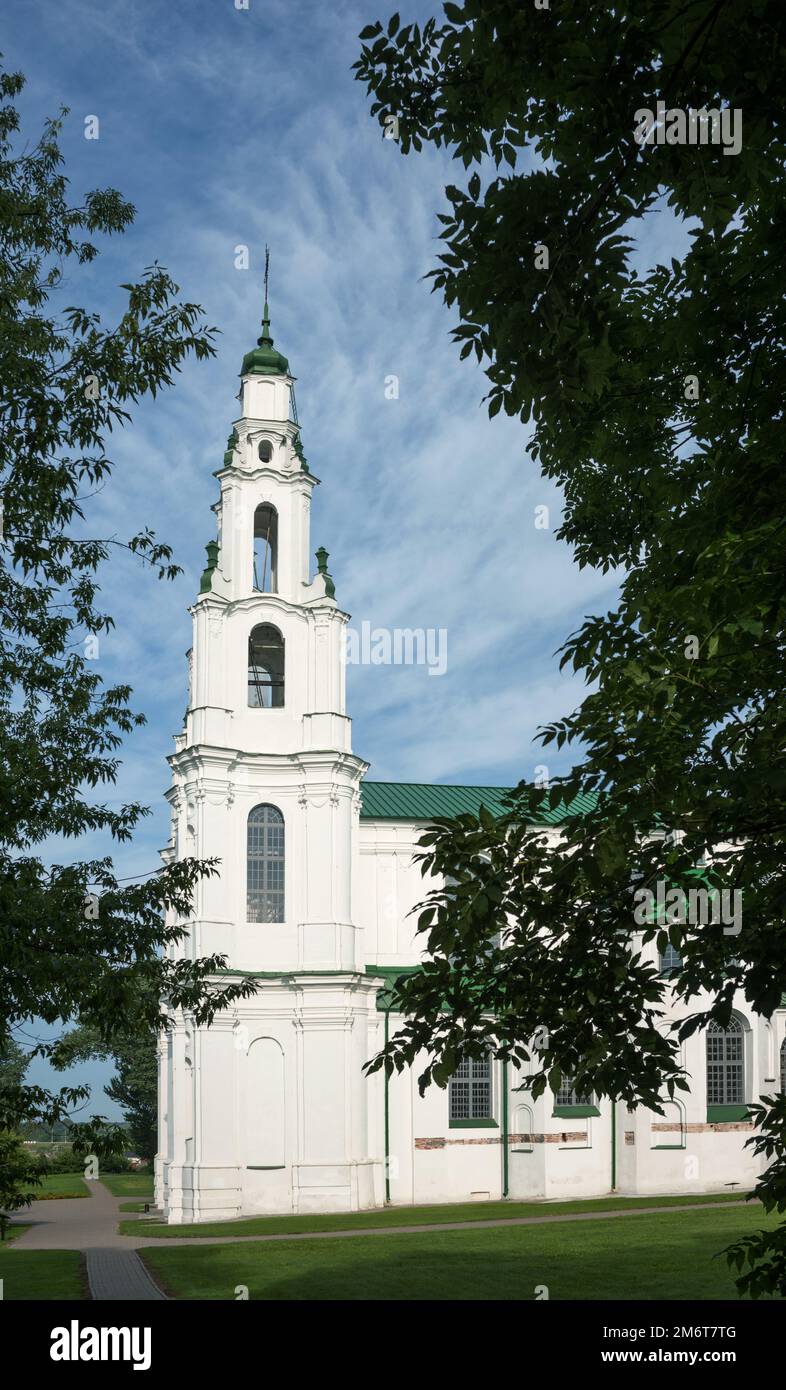 Orthodoxe Sophienkathedrale in der Stadt Polotsk, dem ältesten Tempel in Belarus Stockfoto