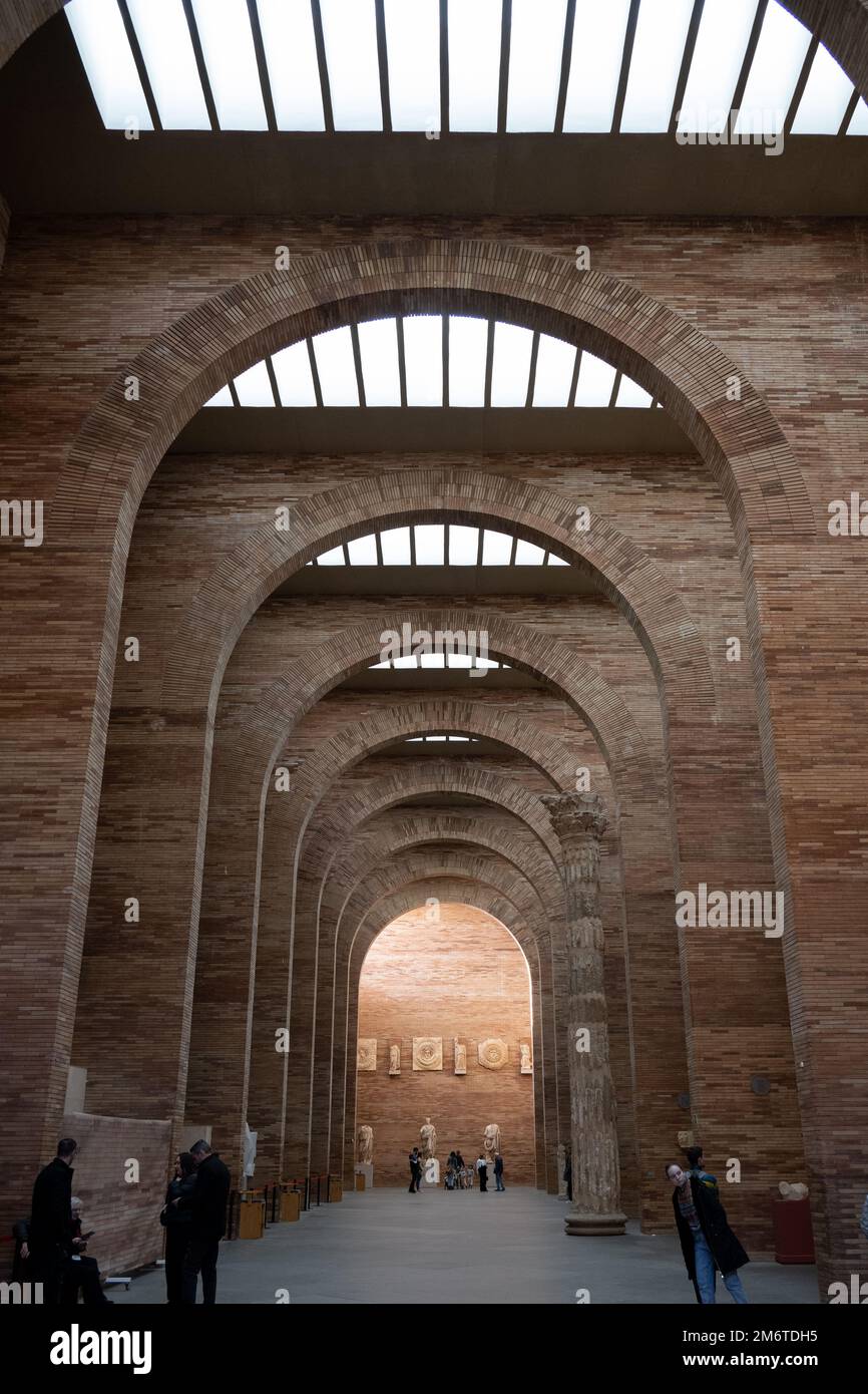 Merida, Spanien - 28. Dezember 23: Das Nationalmuseum für römische Kunst Stockfoto