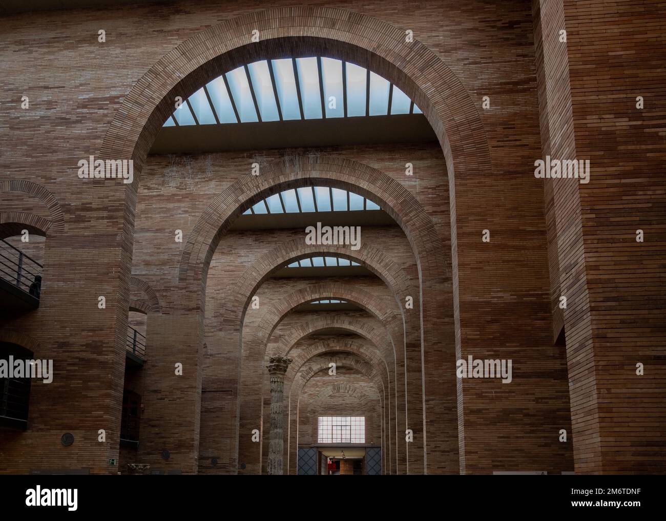 Merida, Spanien - 28. Dezember 23: Das Nationalmuseum für römische Kunst Stockfoto