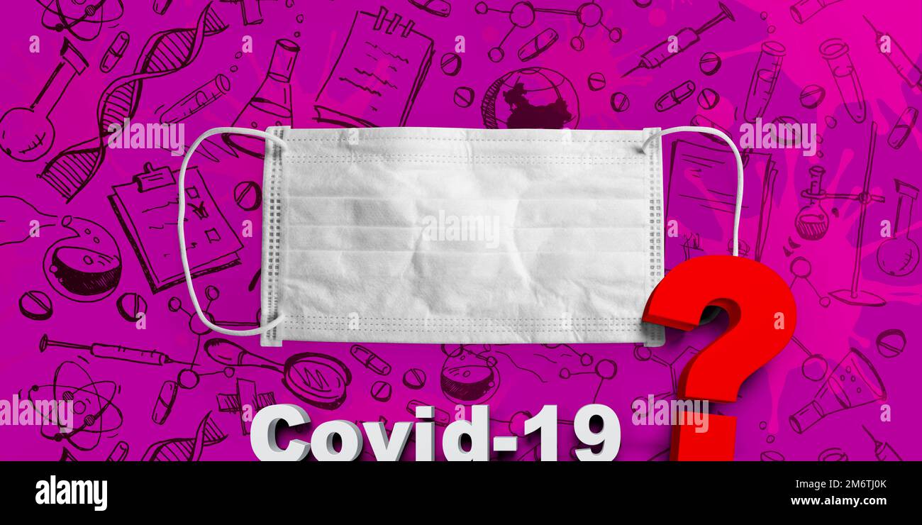 Medizinische Einwegmaske zum Schutz. Chirurgische Maske. Stockfoto Medizinische Einwegmaske zum Schutz. Chirurgische Maske. Stockfoto