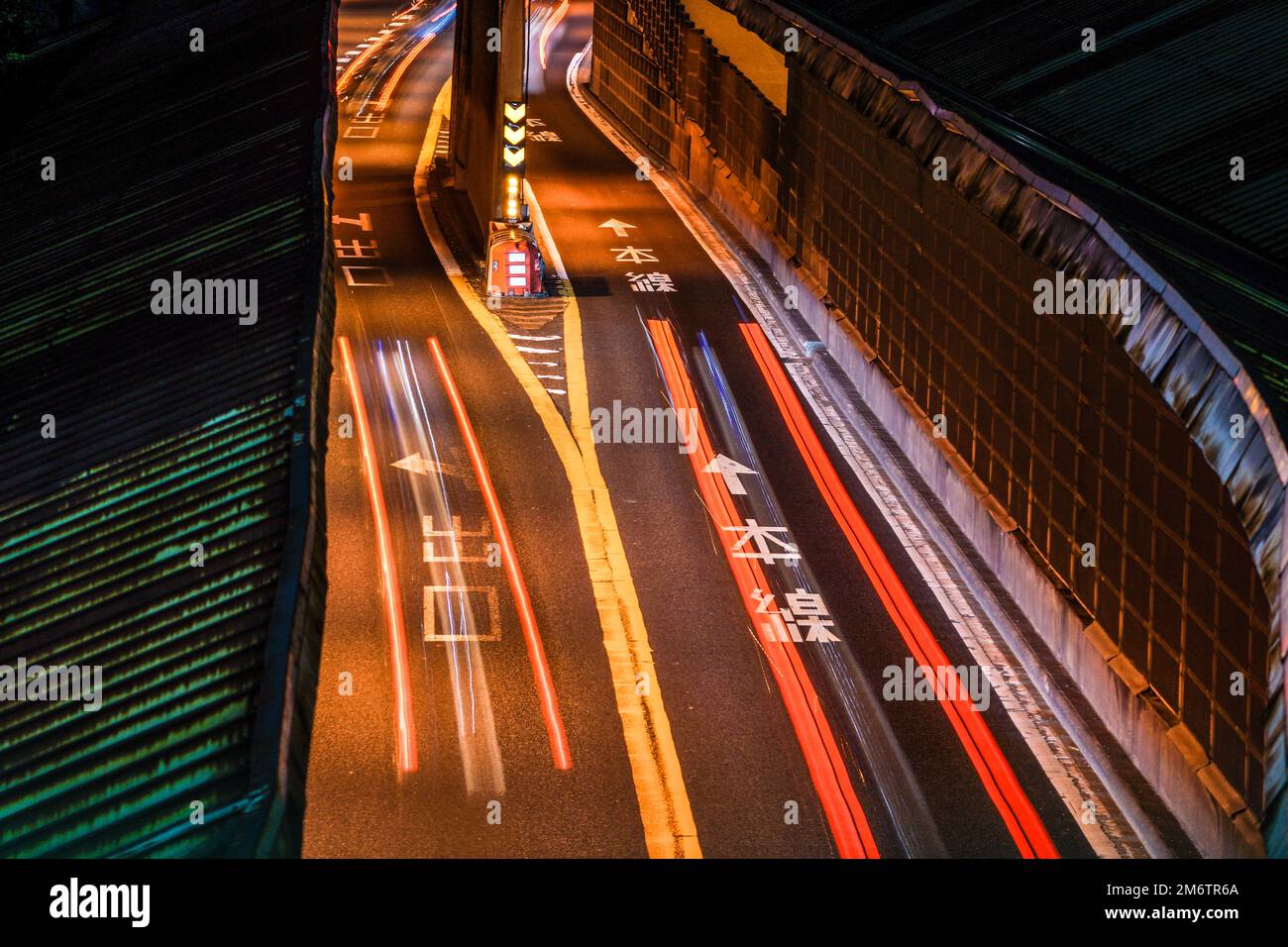 Bilder vom Verkehr in Nishi Shinjuku Stockfoto