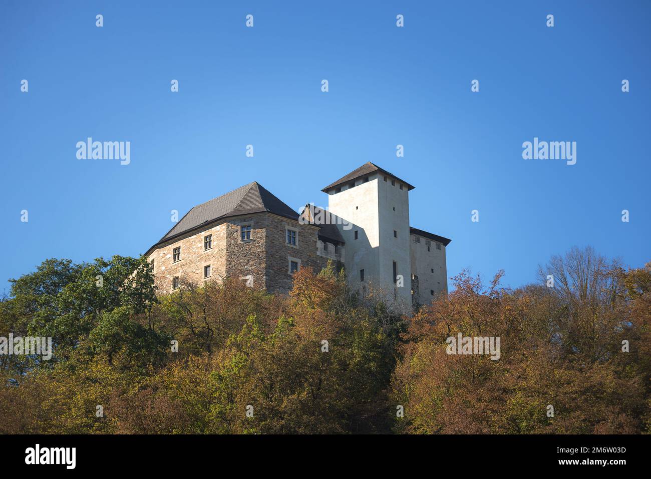 Schloss lockenhaus im osterreichischen burgenland Stockfoto