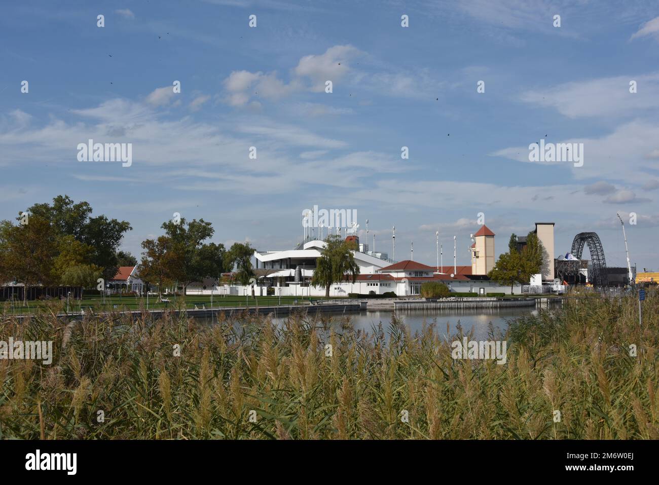 MÃ¶rbisch bei Neusiedler See, Österreich Stockfoto