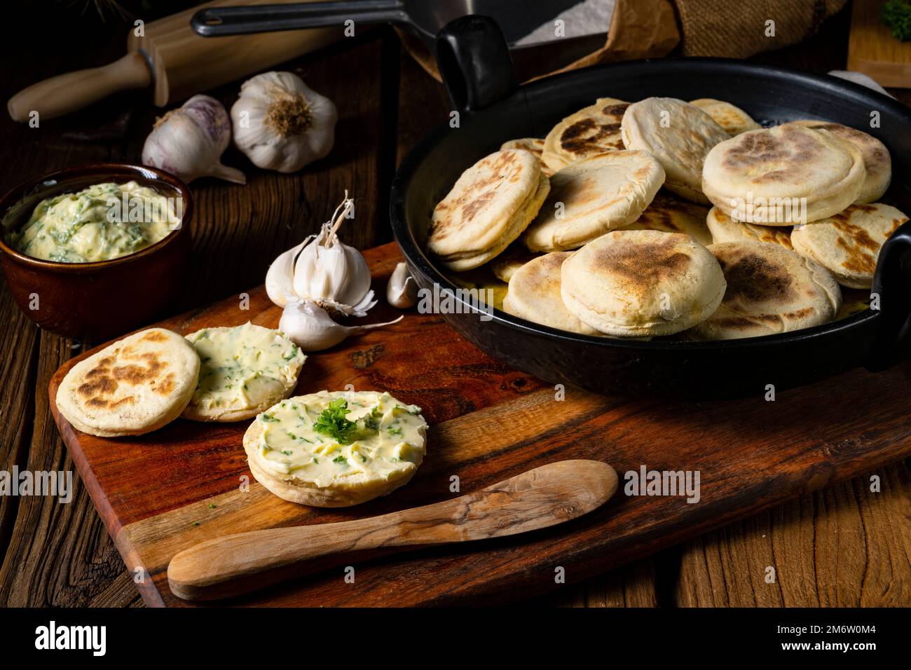 Bieszczadzkie Proziaki, Soda-Brot, aus Subkarpathien Stockfoto