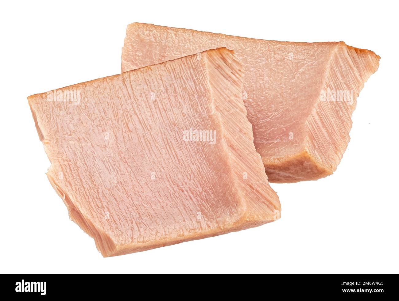 Thunfischkonserven isoliert auf weißem Hintergrund Stockfoto