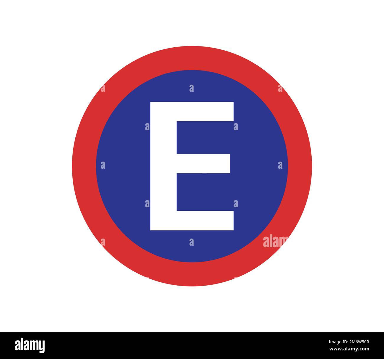 Abgeschlossenes reserviertes Parkschild. Verkehrszeichen-Vektoren. Stock Vektor