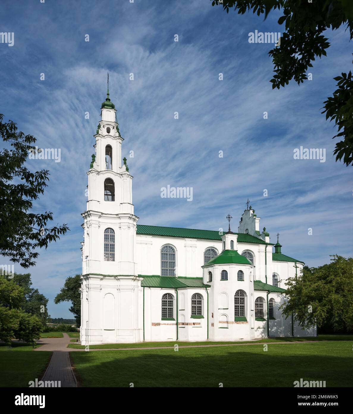 Orthodoxe Sophienkathedrale in der Stadt Polotsk, dem ältesten Tempel in Belarus Stockfoto
