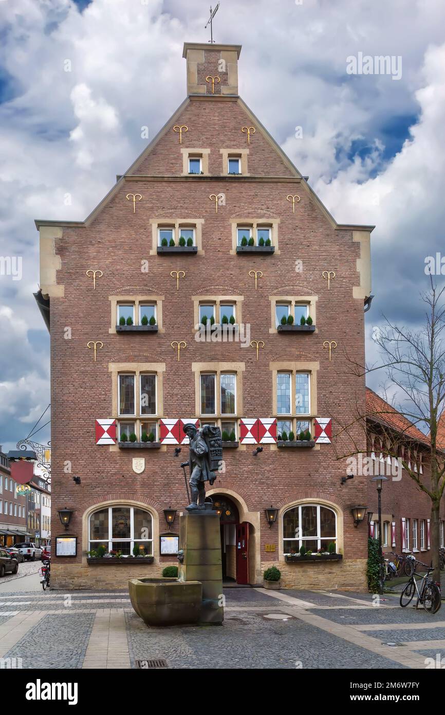 Historisches Haus in Munster, Deutschland Stockfoto