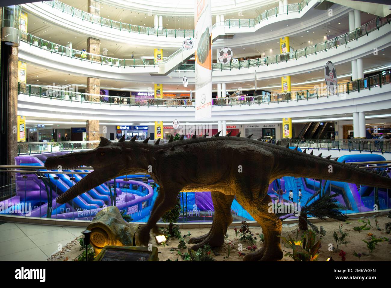 Doha, Katar - 7. Oktober 2022: Stadtzentrum Doha Mall Stockfoto