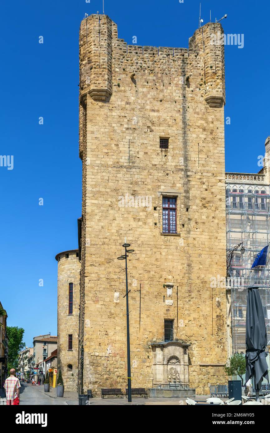 Palast der Erzbischöfe, Narbonne, Frankreich Stockfoto