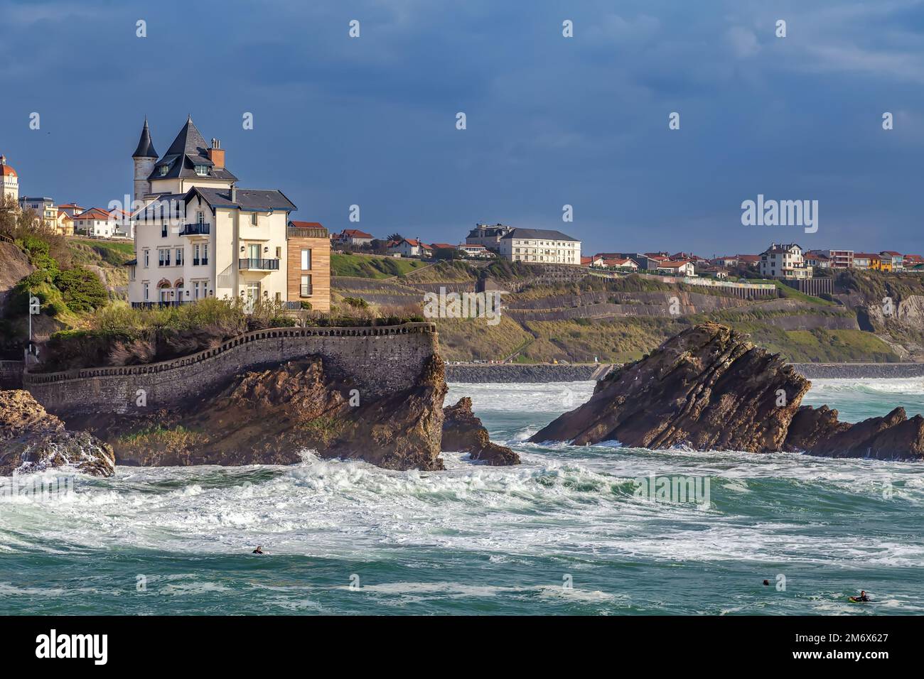 Villa Beltza, Biarritz, Frankreich Stockfoto