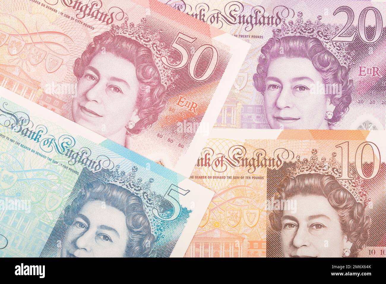 Englisch Pfund ein geschäftlicher Hintergrund Stockfoto