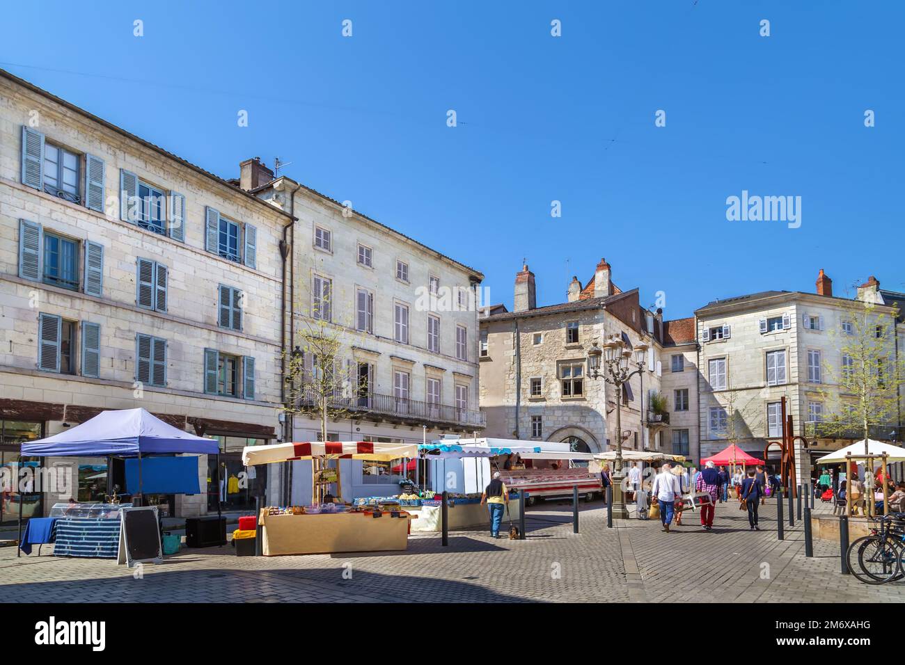 Straße in Perigueux, Frankreich Stockfoto