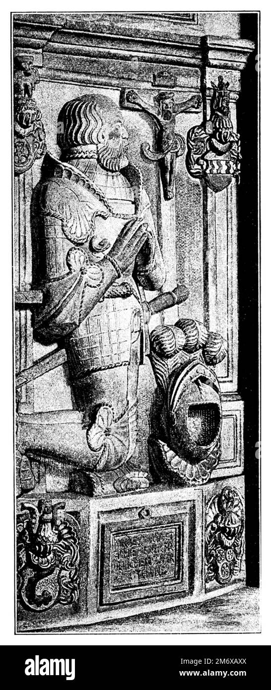 Götz von Berlichingen (um 1480-1562), Fränkischer Kaiserritter, , (Bilderbuch, 1881), Götz von Berlichingen (um 1480-1562), fränkischer Reichsritter, Götz von Berlichingen (um 1480-1562), chevalier d'Empire Franc Stockfoto