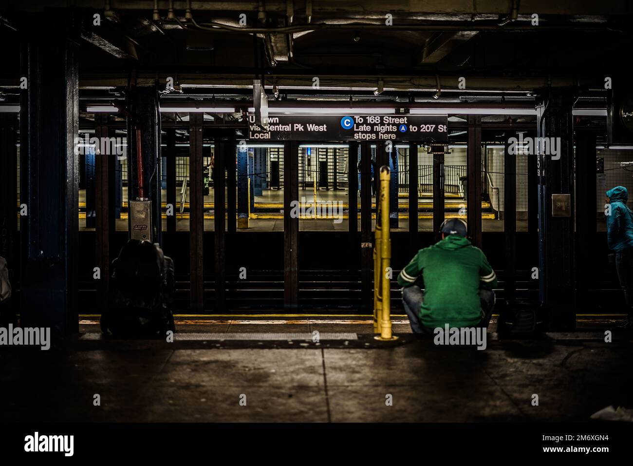 Bild der New Yorker U-Bahn Stockfoto