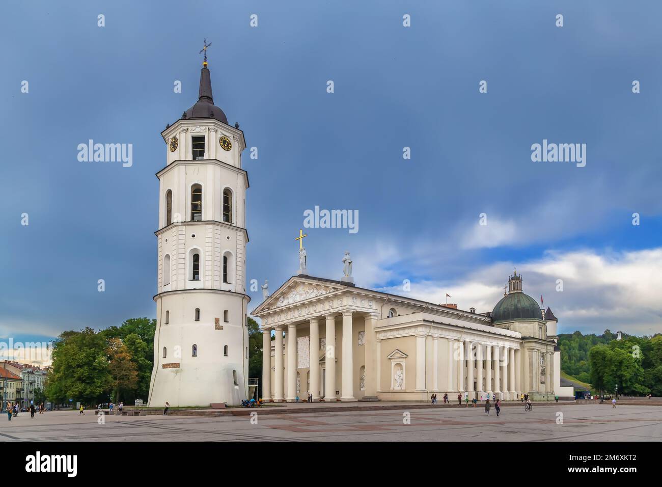 Vilnius Kathedrale, Litauen Stockfoto