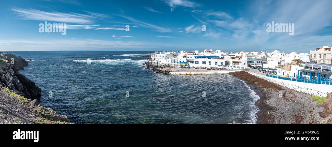 El Cotillo kleines atlantisches Dorf auf Fuerteventura, Spanien Stockfoto