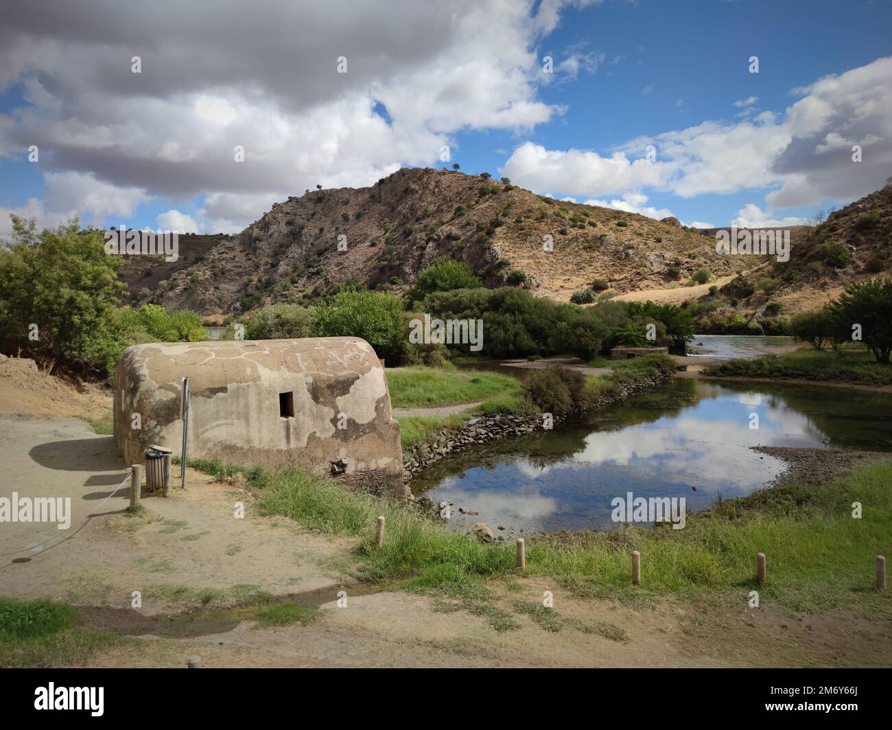 Die natürliche Landschaft der Gemeinde Mertola, Portugal Stockfoto