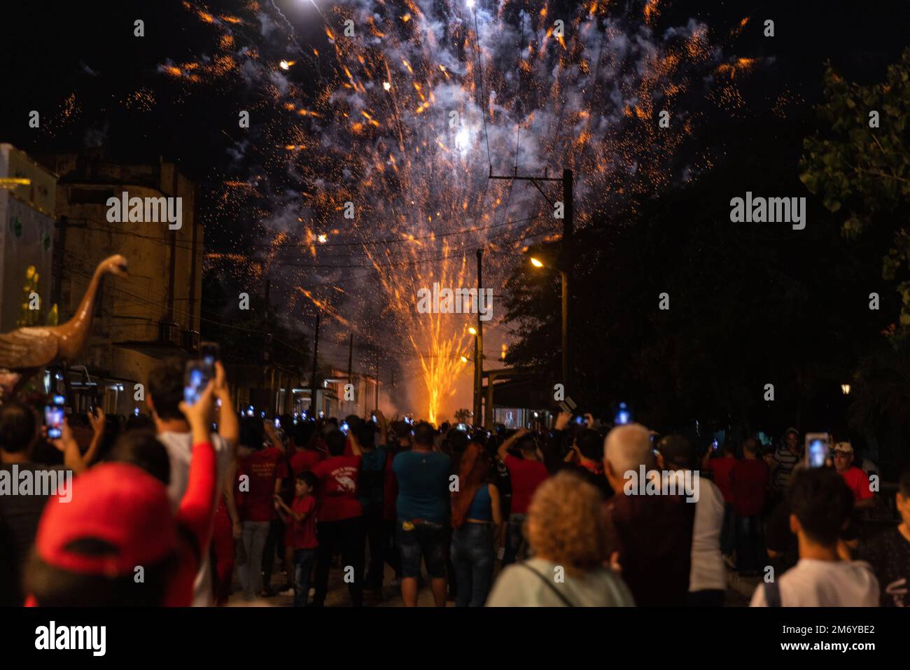 Parrandas de Zulueta Villa Clara Cuba Stockfoto