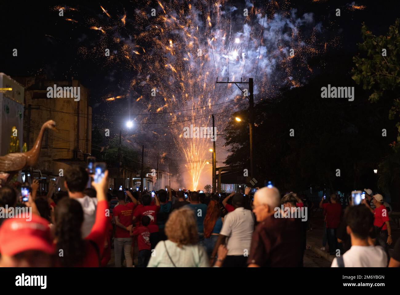 Parrandas de Zulueta Villa Clara Cuba Stockfoto