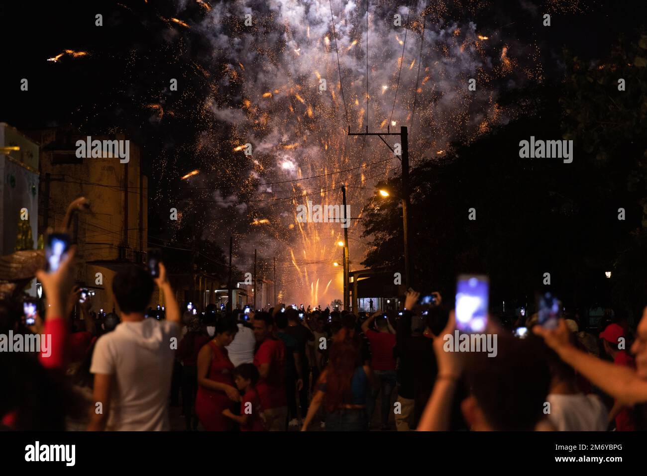 Parrandas de Zulueta Villa Clara Cuba Stockfoto
