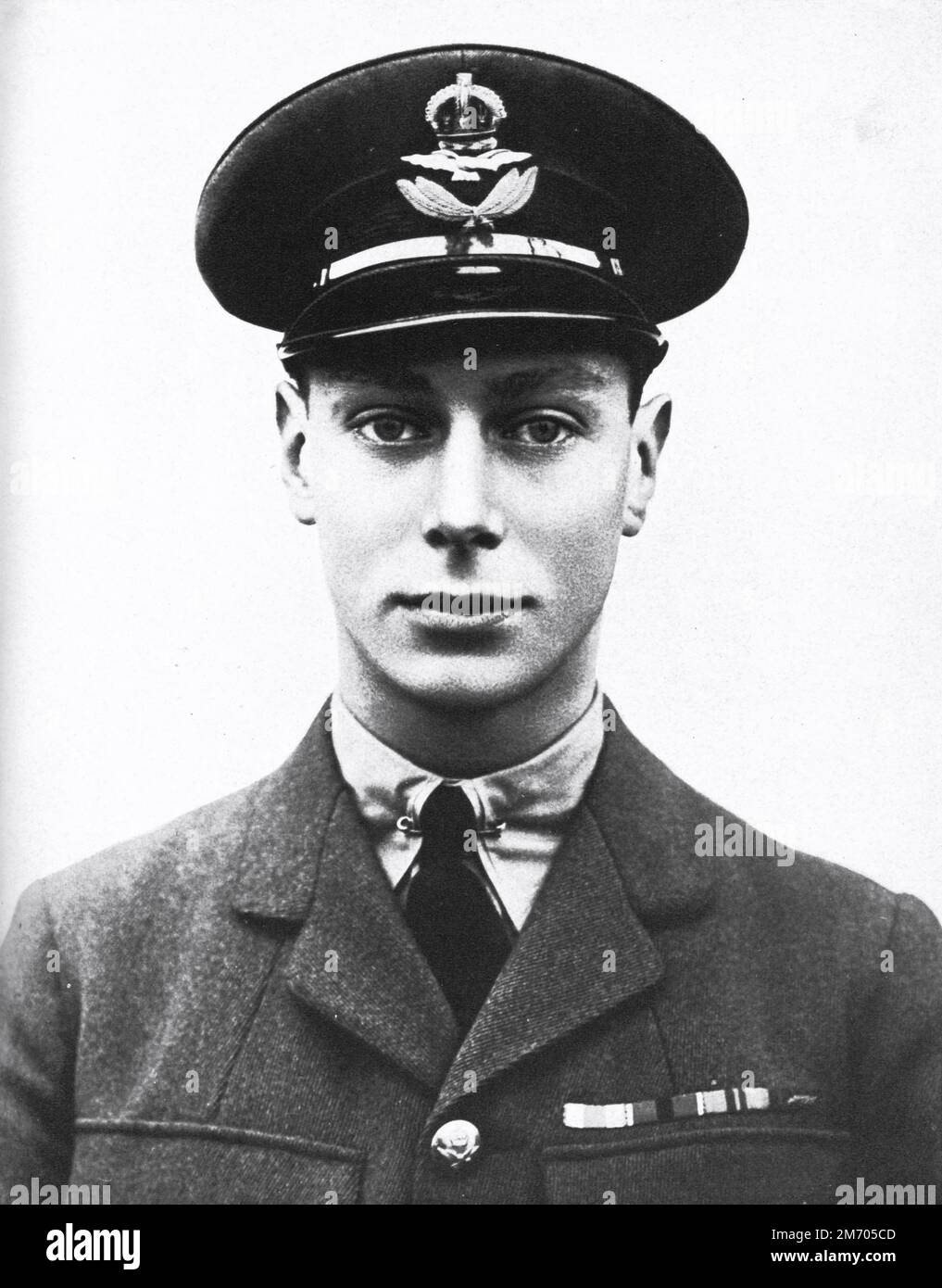 Prinz Albert in Royal Air Force Uniform, c1918. Der zukünftige König George VI. (1895-1952) war das erste Mitglied der britischen Königsfamilie, das als vollständig qualifizierter Pilot zertifiziert wurde. Stockfoto