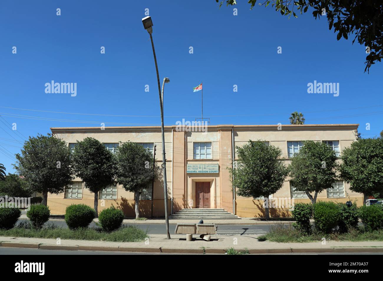 Bezirksgericht Maekel in Asmara in Eritrea Stockfoto