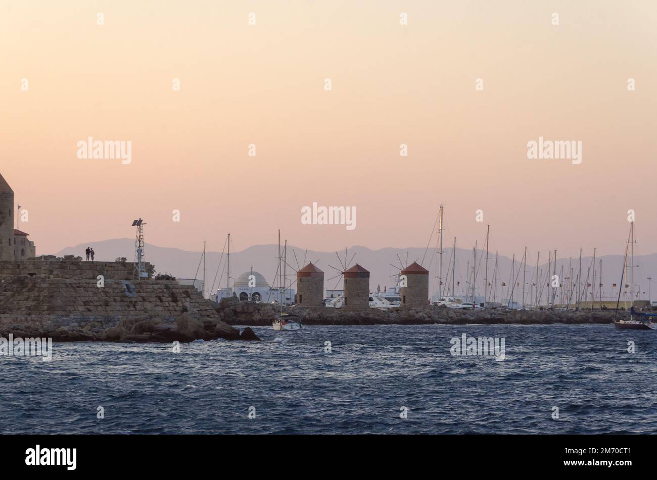 Werke in eving Rethymno, Griechenland Stockfoto