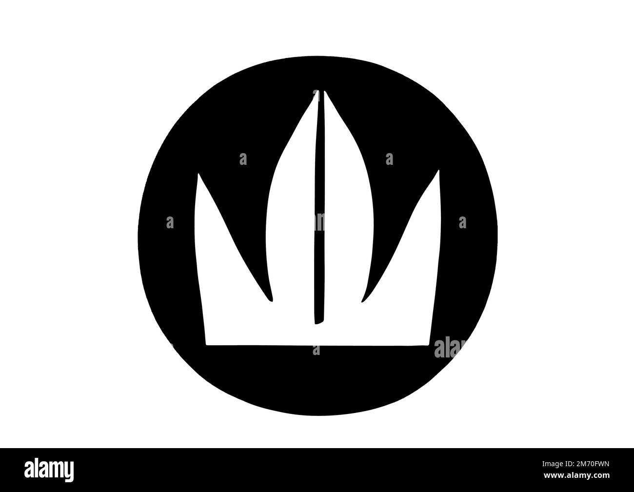 Eine Vektordarstellung eines Logodesigns für Unternehmen und Medien, Unternehmen und Marken Stock Vektor