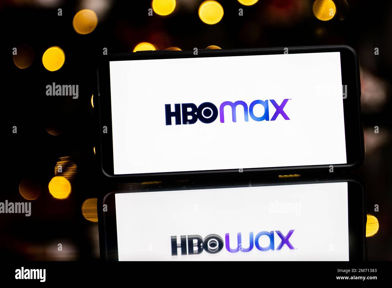 Polen. 06. Januar 2023. In dieser Abbildung wird ein HBO max Logo auf einem Smartphone angezeigt. (Foto: Mateusz Slodkowski/SOPA Images/Sipa USA) Guthaben: SIPA USA/Alamy Live News Stockfoto