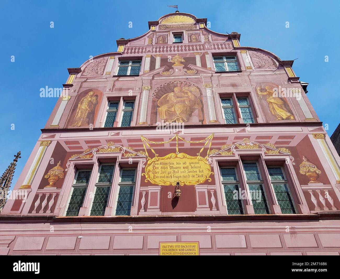 Historisches Museum Rathaus (Hotel de Ville) (Musee Historique), Mulhouse, Mulhouse, Grand Est, Elsass, Elsass, Frankreich Stockfoto