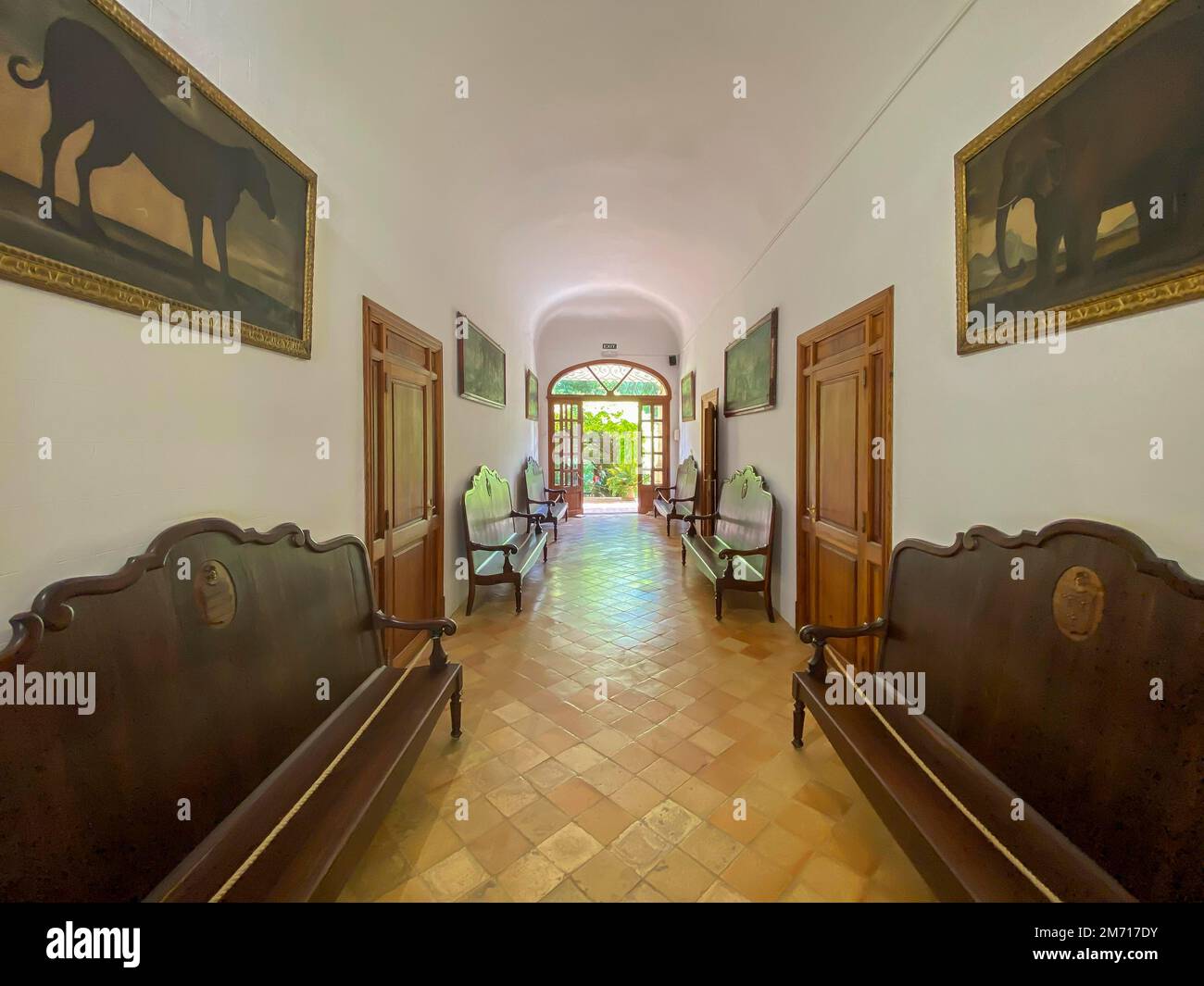 Jardines de Alfabia, Mallorca, Balearen, Spanien Stockfoto