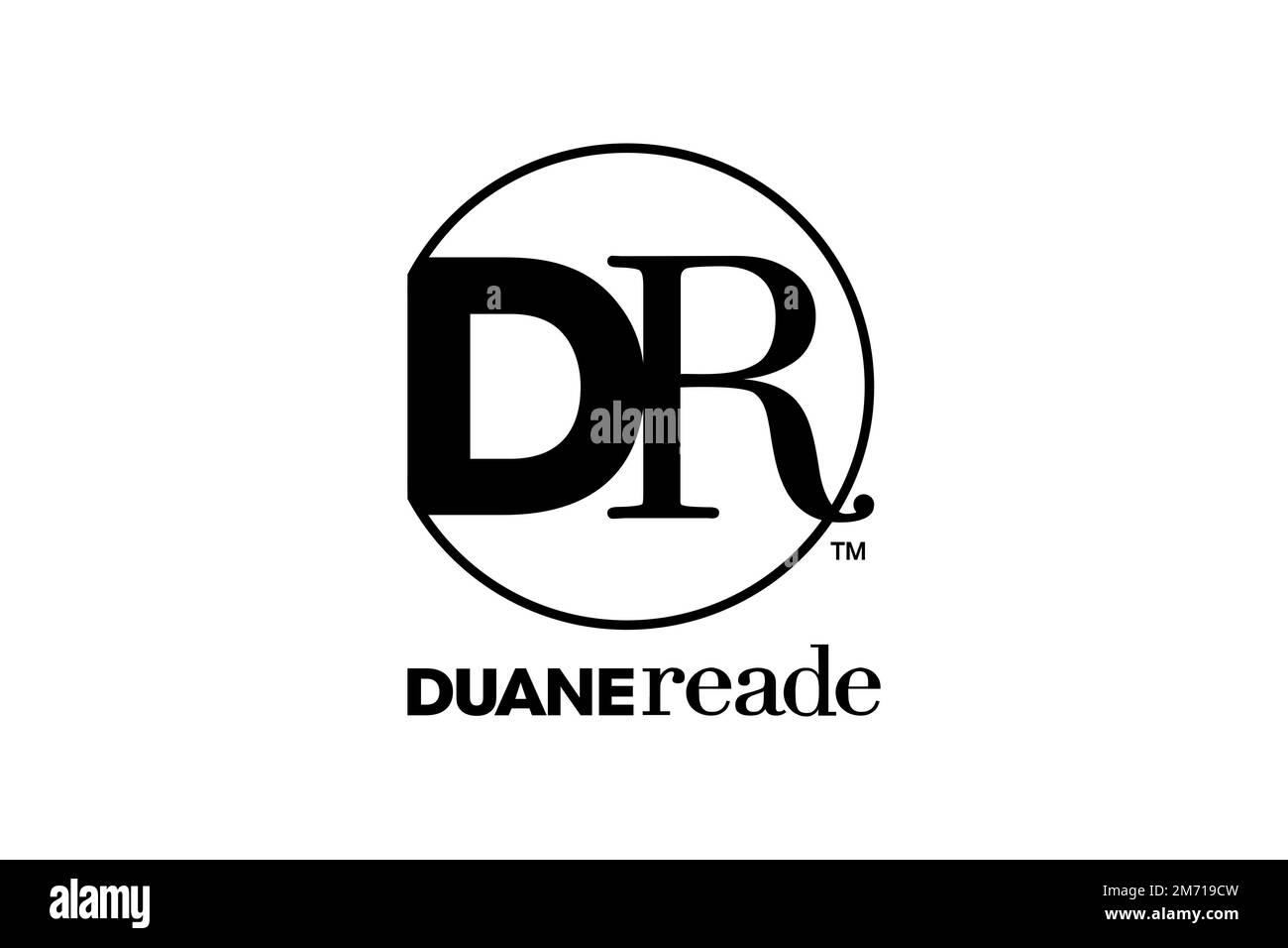 Duane Reade, Logo, Weißer Hintergrund Stockfoto