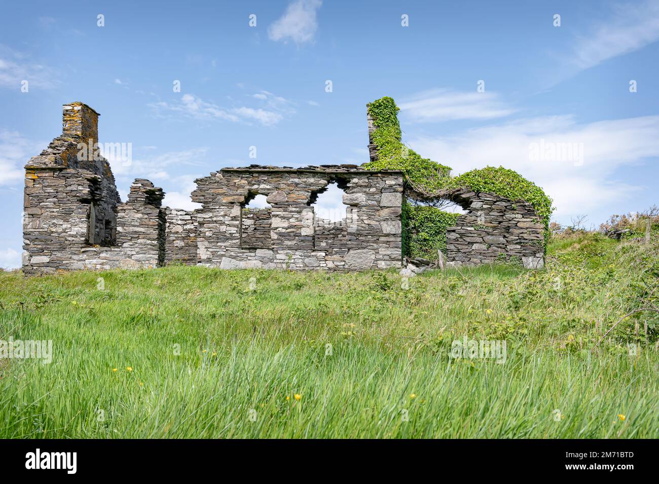 Verkommen Hungersnot Cottage in der Grafschaft Cork Irland Stockfoto