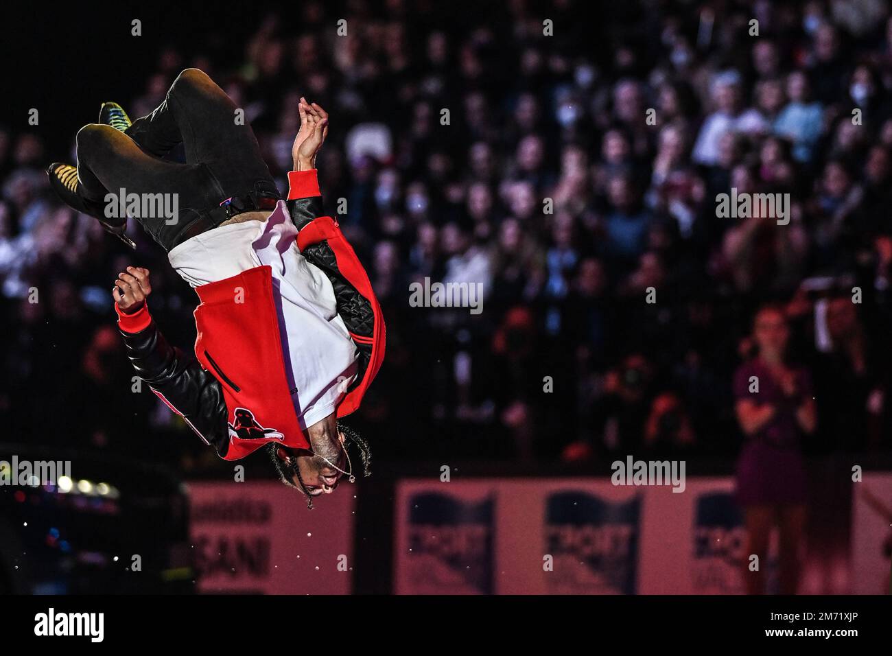 Unipol Arena, Bologna, Italien, 06. Januar 2023, Philip Warren während 2023 Bol on Ice – Plushenko and Friends – Ice Sports Stockfoto