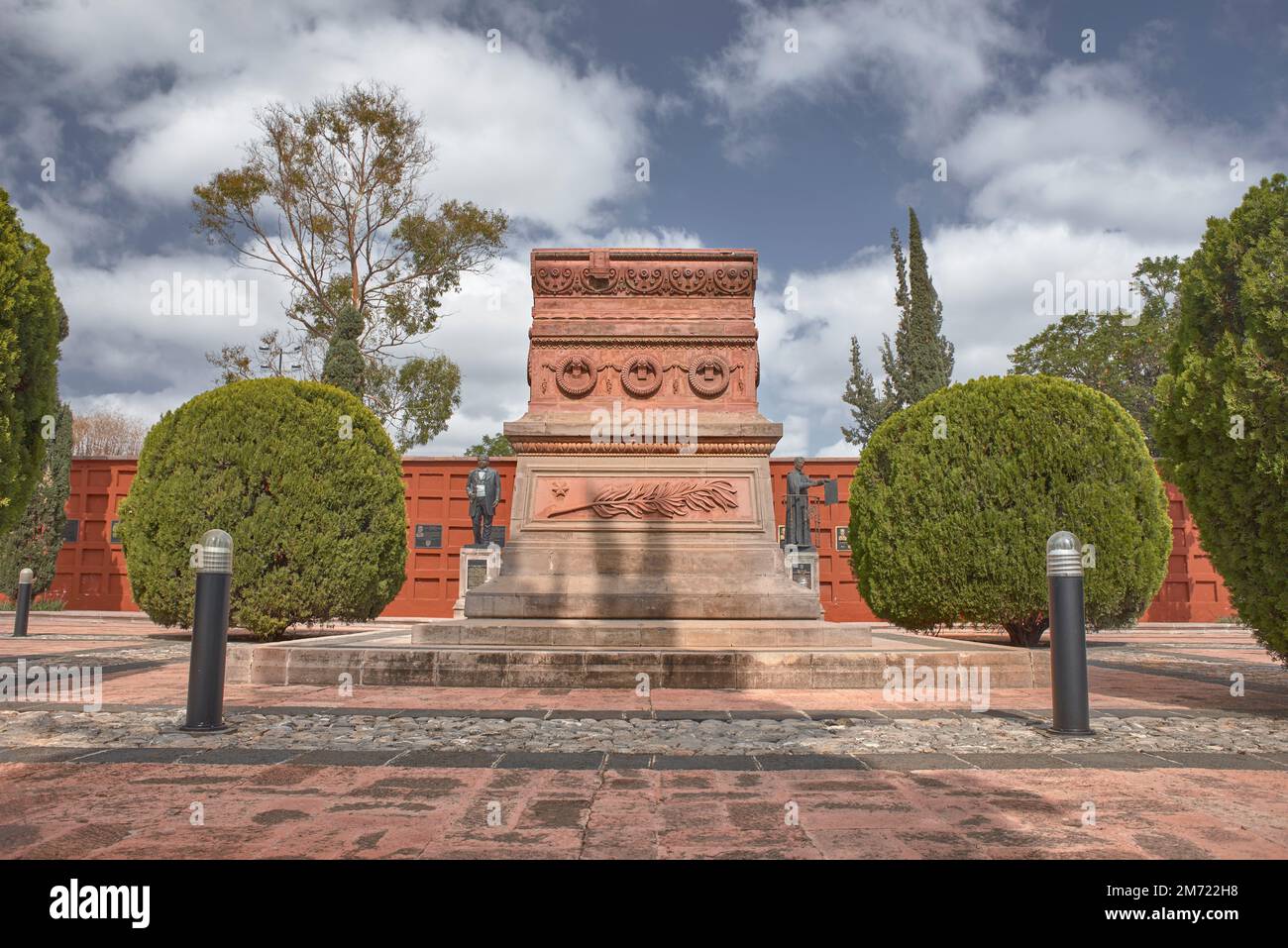 Santiago de Queretaro, Queretaro, Mexiko, 06 18 22, Mausoleum der corregidora im Pantheon der berühmten Queretanos während des Tages Stockfoto