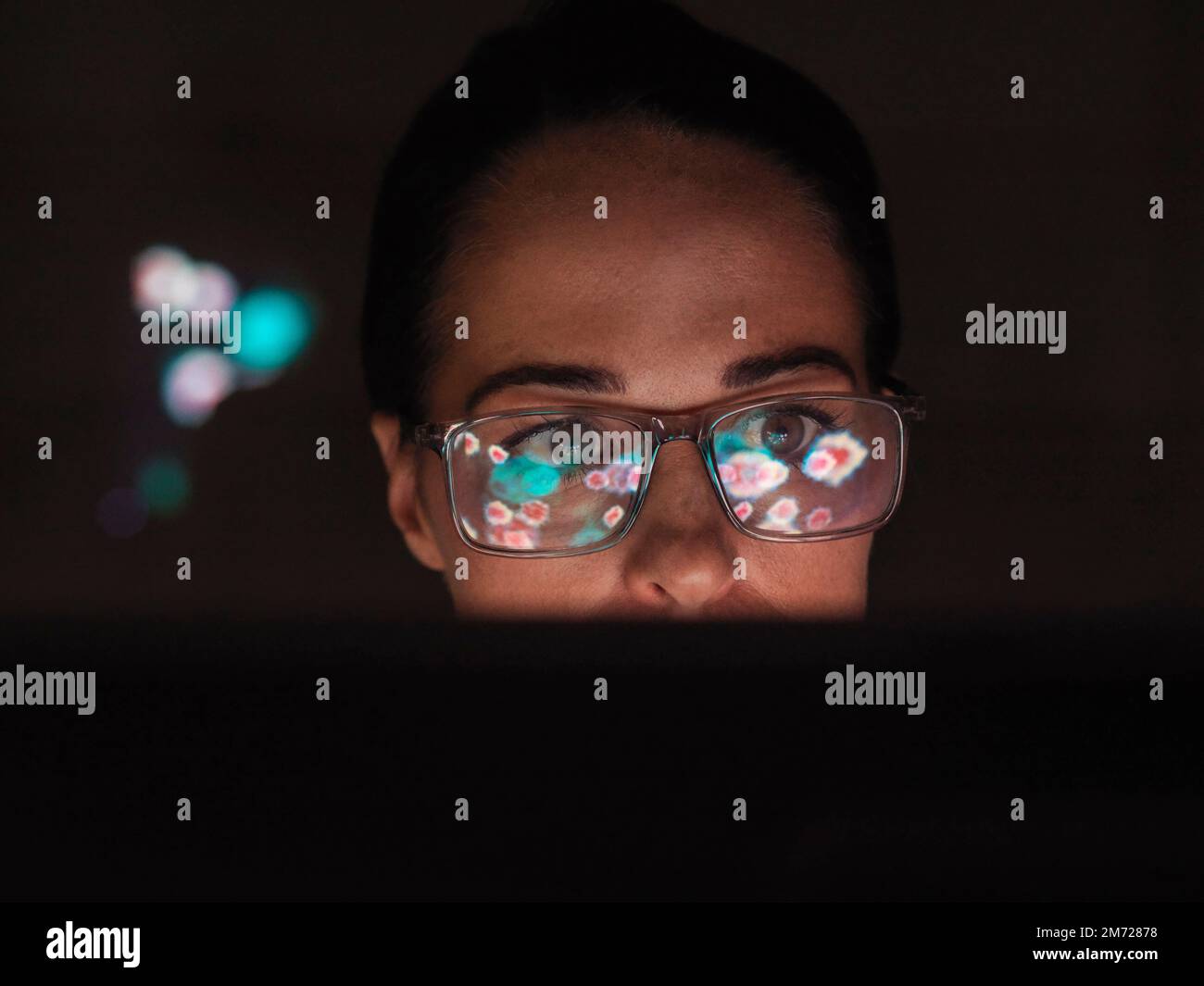 Virusforschung, konzeptuelles Image Stockfoto