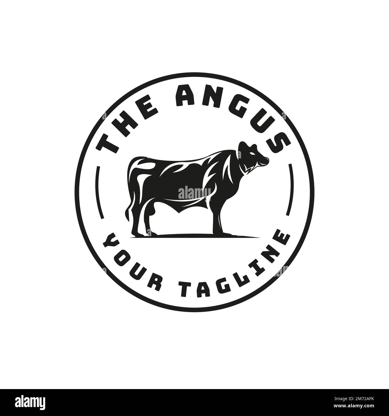 Retro Rustic Angus Ranch im VintageLook, klassische Inspiration