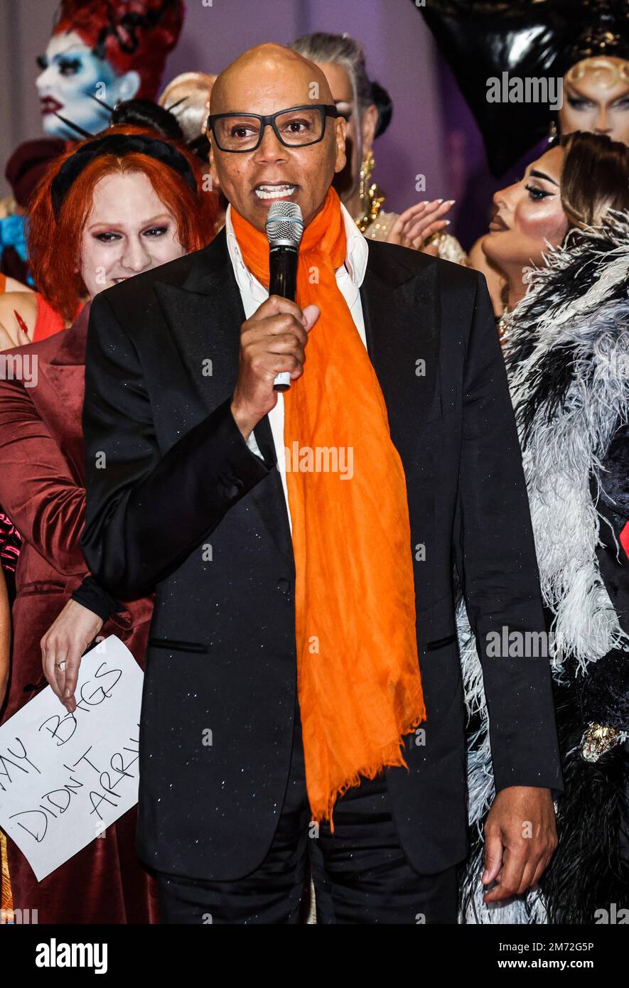 London, Großbritannien. 06. Januar 2023. Ru Paul bei der Markteinführung von Drag Con UK 2023 in London. Kredit: SOPA Images Limited/Alamy Live News Stockfoto