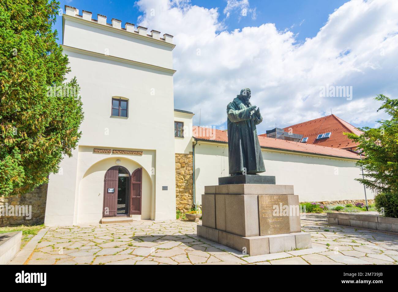 Uhersky Brod (Ungarisch Brod) : Burg Uhersky Brod, Museum von J. A. Comenius in , Zlinsky, Region Zlin, Region Zliner, Tschechien Stockfoto