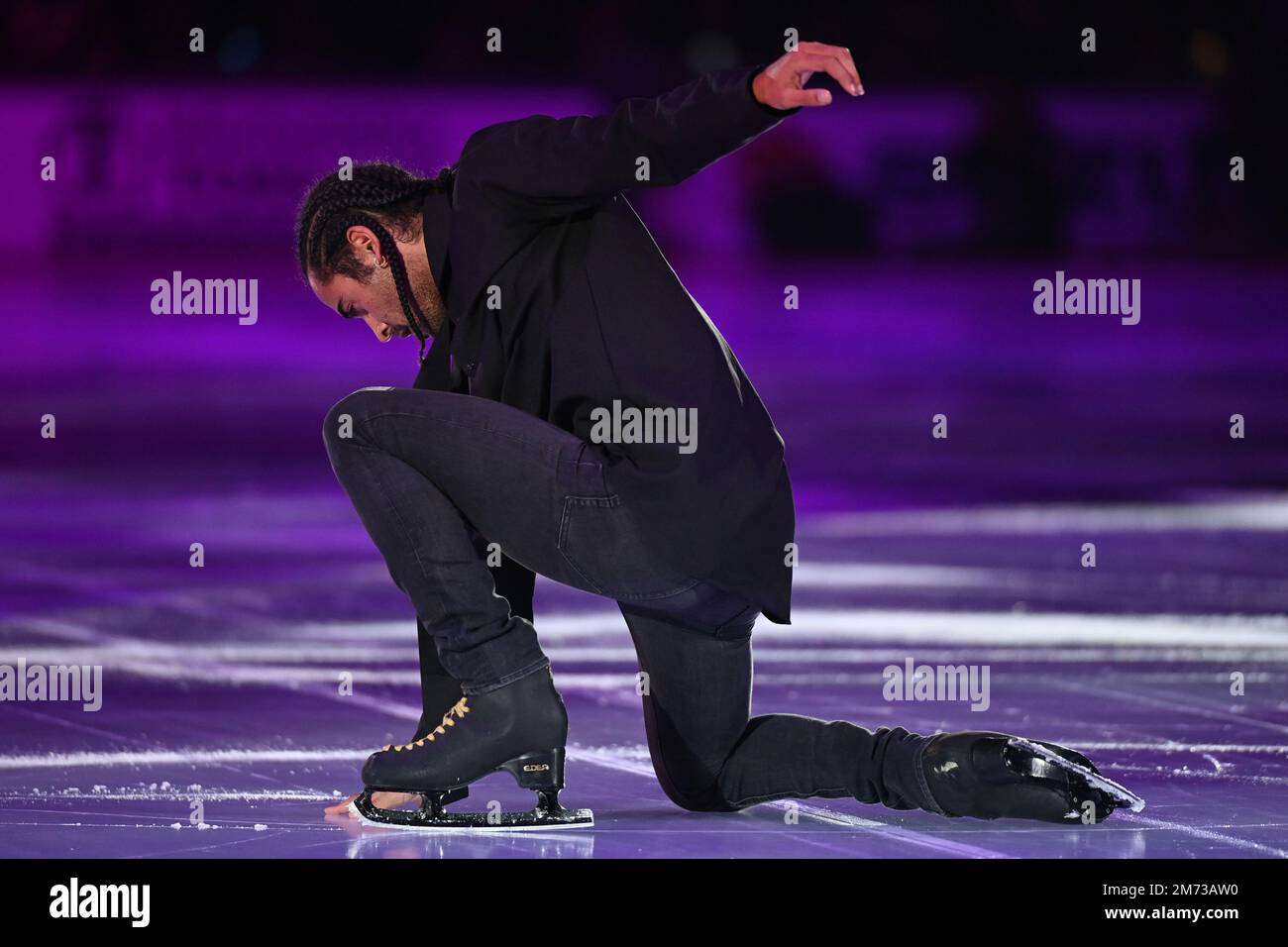 Unipol Arena, Bologna, Italien, 06. Januar 2023, Philip Warren (USA) bei der Bol on Ice – Plushenko and Friends – Ice Sports 2023 Stockfoto