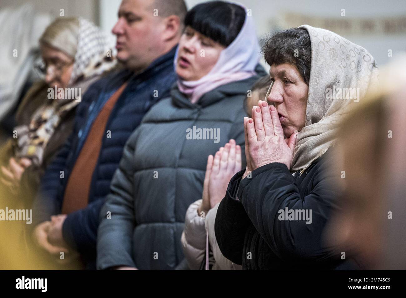 WITTEM ukrainische Flüchtlinge während einer Weihnachtsfeier in