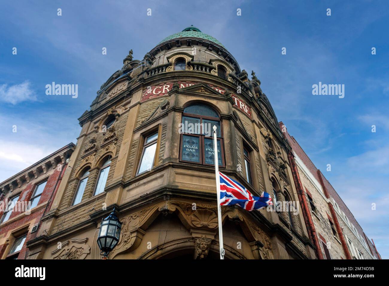 Grand Theatre, Church Street, Blackpool. Stockfoto