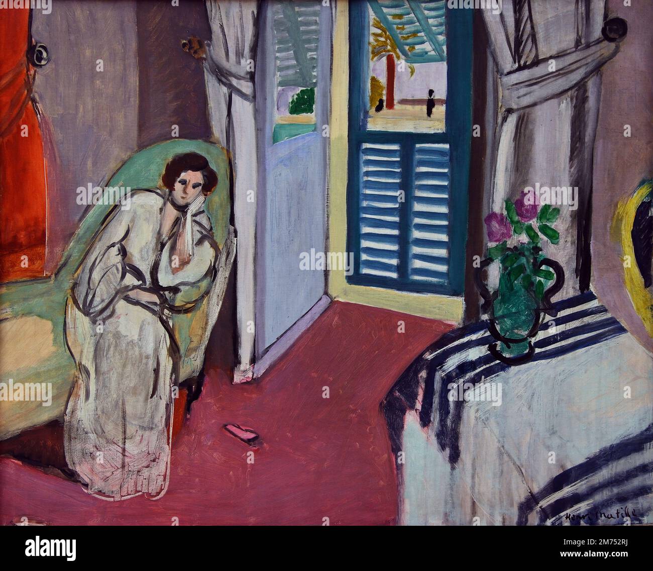 Frau auf einem Divan 1921 Henri Matisse Frankreich Französisch Stockfoto
