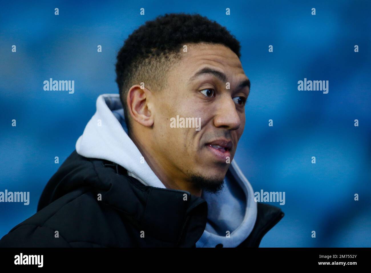 Sheffield, Großbritannien. 07. Januar 2023. Liam Palmer #2 aus Sheffield Mittwoch kommt zum Emirates FA Cup 3. Runde Spiel Sheffield Wednesday vs Newcastle United in Hillsborough, Sheffield, Großbritannien, 7. Januar 2023 (Foto von Ben Early/News Images) in Sheffield, Großbritannien, am 1./7. Januar 2023. (Foto: Ben Early/News Images/Sipa USA) Guthaben: SIPA USA/Alamy Live News Stockfoto