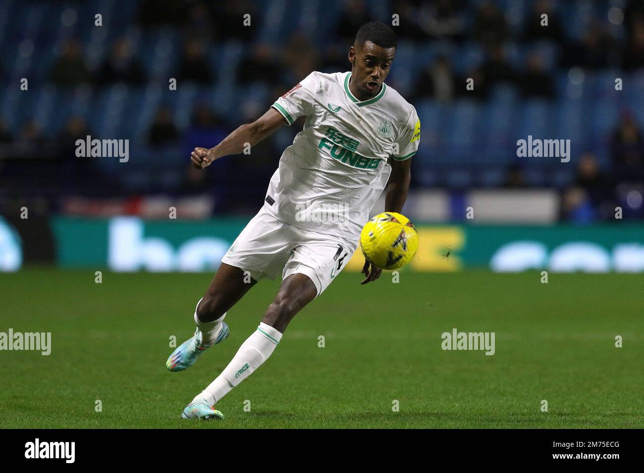 Sheffield, Großbritannien. 7. Januar 2023Alexander Isak of Newcastle United während des dritten FA-Pokalspiels zwischen Sheffield Wednesday und Newcastle United in Hillsborough, Sheffield am Samstag, den 7. Januar 2023. (Kredit: Robert Smith | MI News) Kredit: MI News & Sport /Alamy Live News Stockfoto