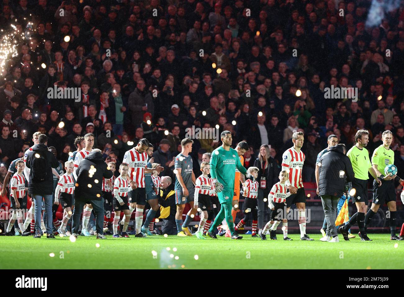 EINDHOVEN, 07-01-2023, Philips Stadion, niederländischer Fußball, eredivisie, Staffel 2022-2023, PSV - Sparta, Line uo (Foto: Pro Shots/Sipa USA) Stockfoto