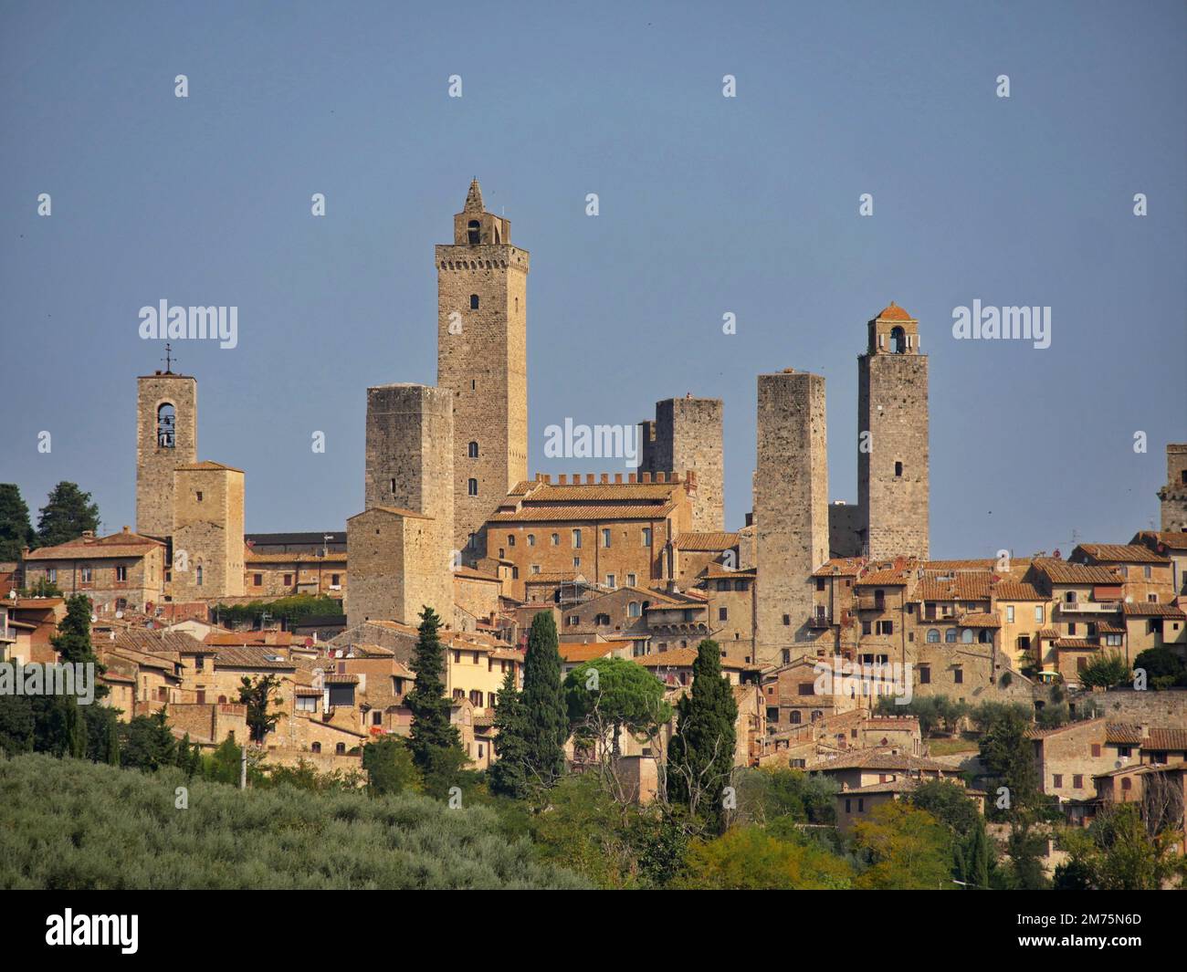 Stadt In Der Toskana Italien