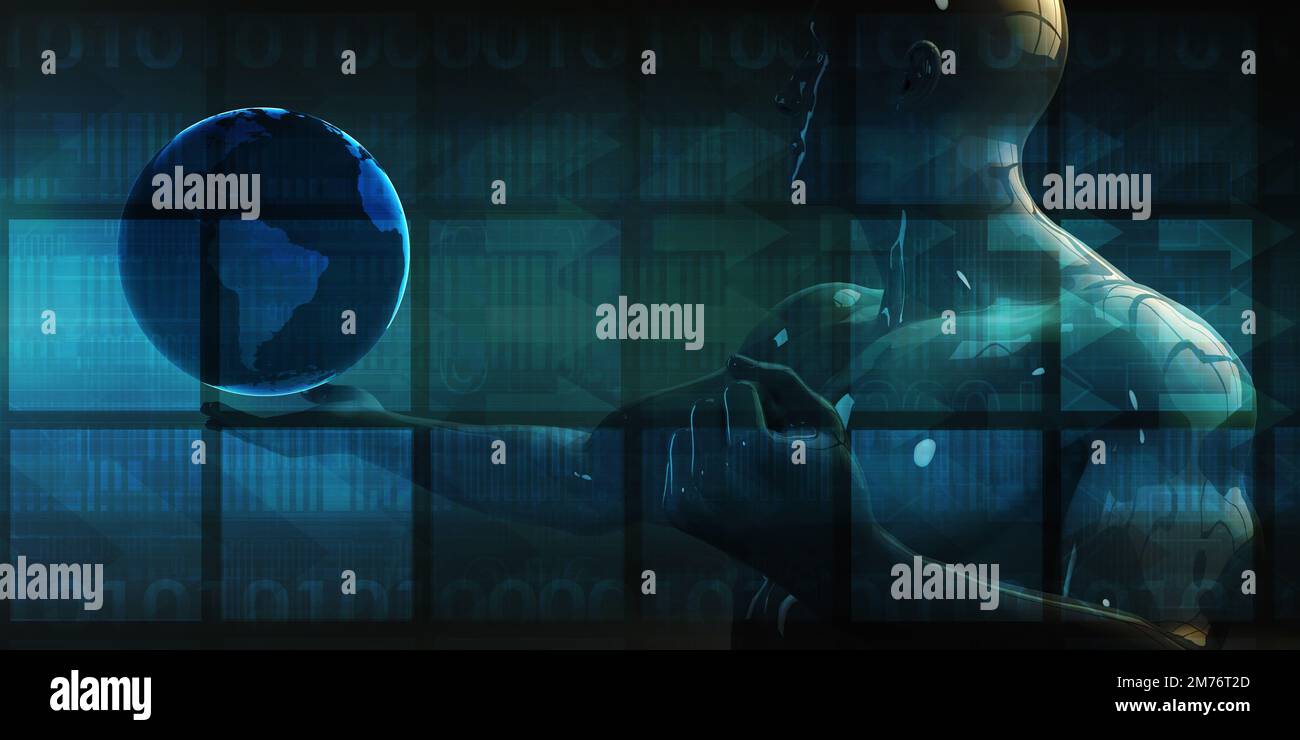 Marketing Technologie Lösungen mit einem globalen Netzwerk von Partnern Stockfoto