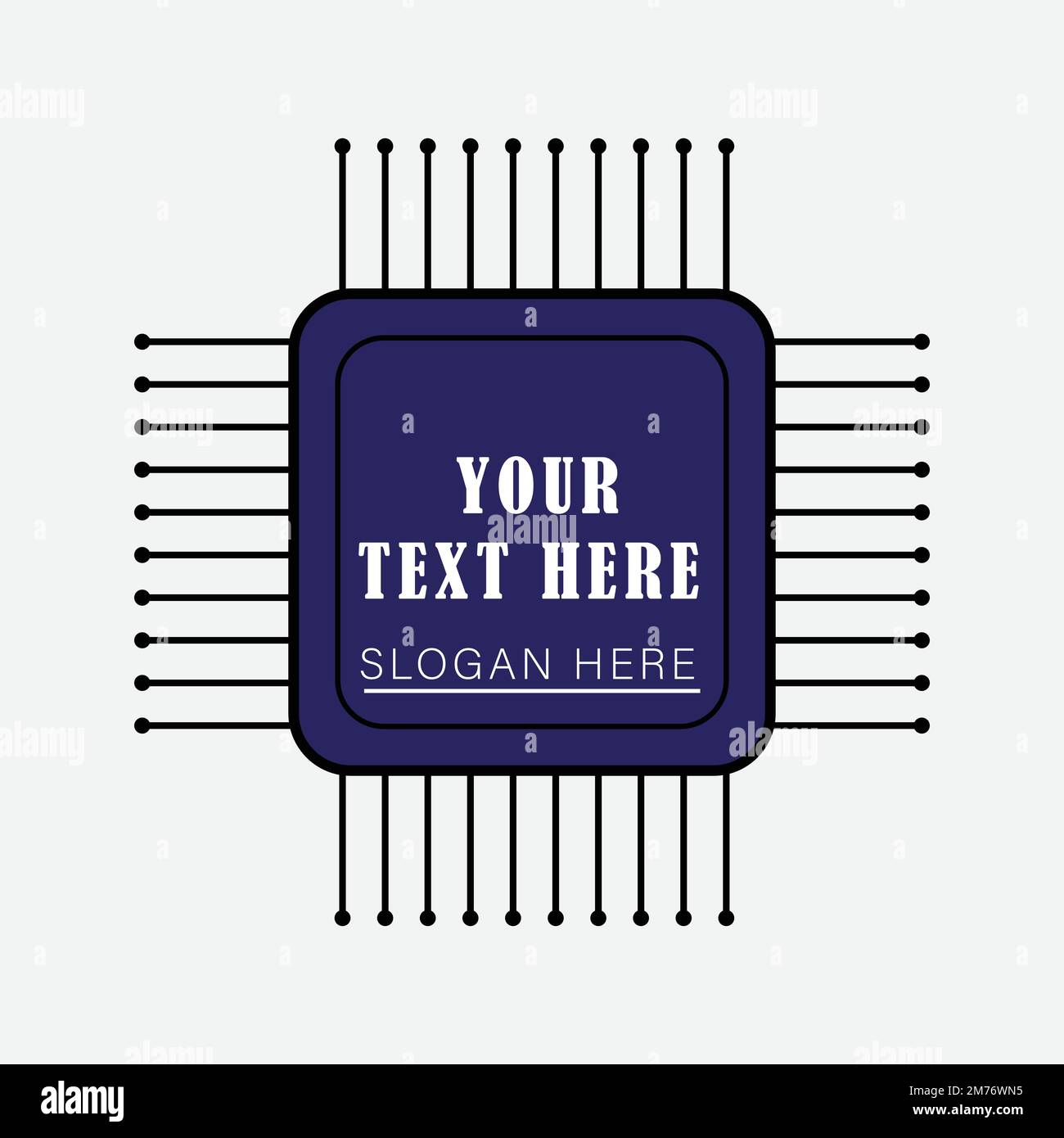 Elektrisches Logo-Design Stock Vektor